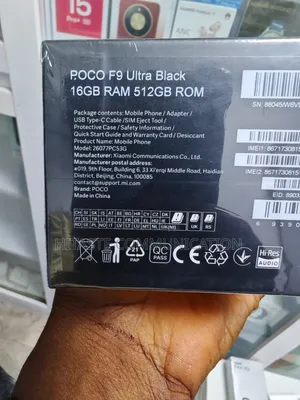 New Xiaomi Poco F9 Ultra 512 GB Black