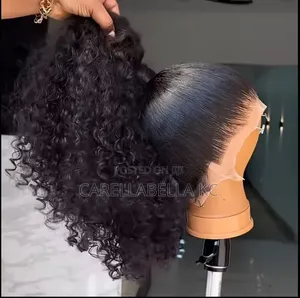 66.04cm Kinky Curly 13×4 Lace Front , Free Part Soft Pre-Plucked Wig