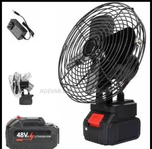 Rechargeable Fan With Two 48 Volts Lithium Batteries