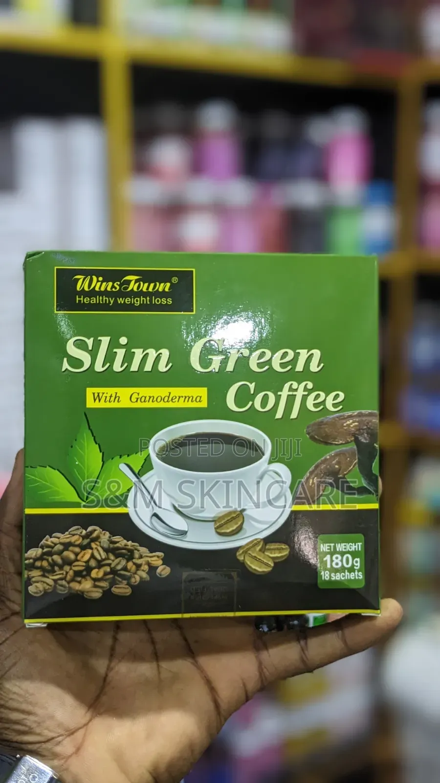 Slim Green Coffee With Ganoderma – 18 Sachets, 180g