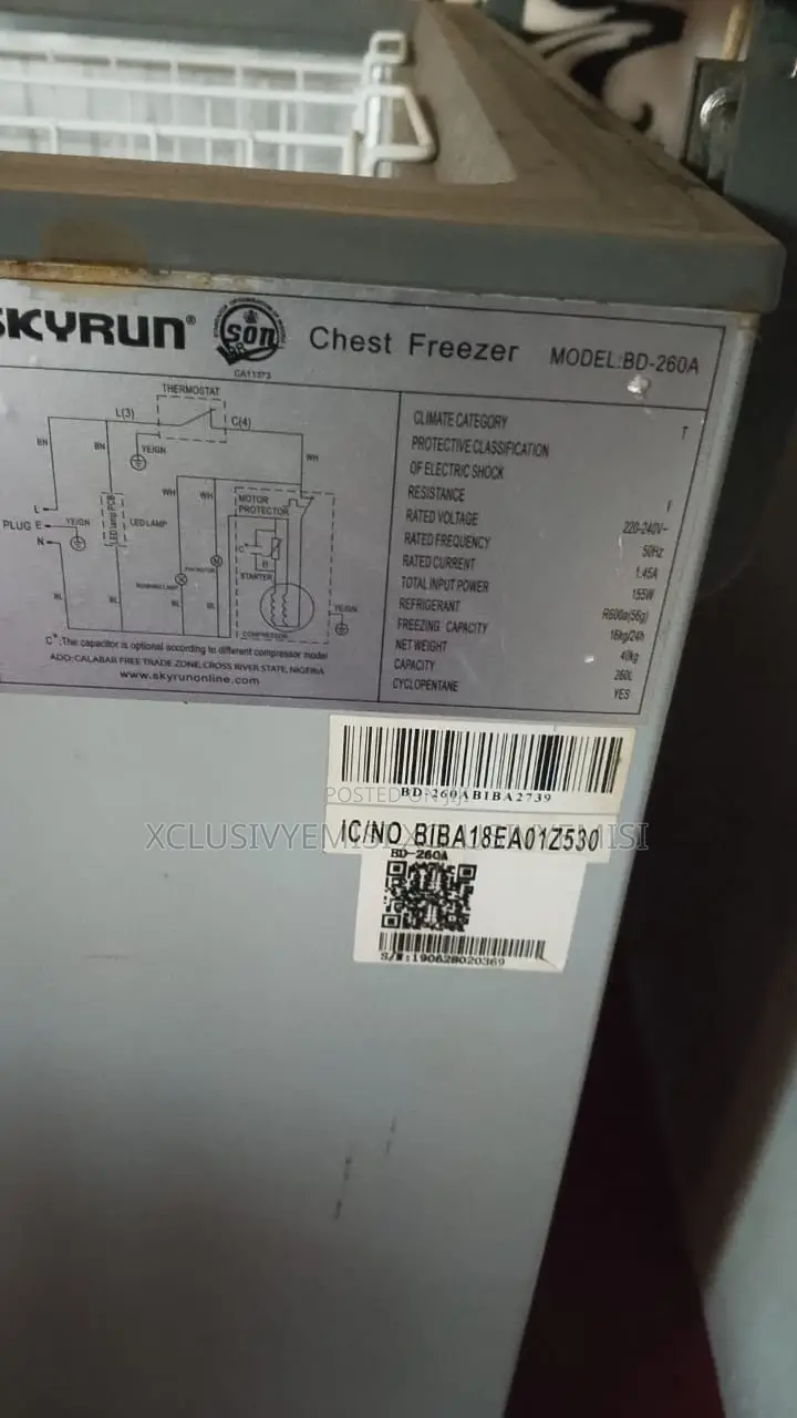 Neatly Used Skyrun Freezer