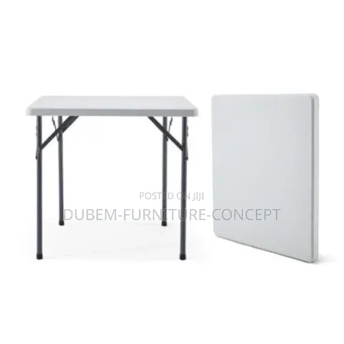 Outdoor Plastic Square Folding Table - 4ft
