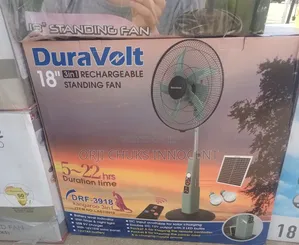 18" Duravolt Rechargeable Fan