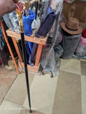 Designer Golden Igbo Walking Stick Edo/ Yoruba for Wedding/ Chieftancy