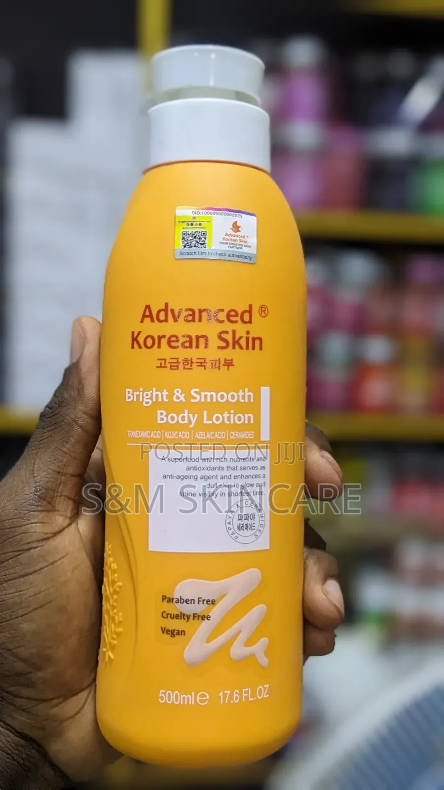 Advanced Korean Skin Bright & Smooth Body Lotion – 500ml