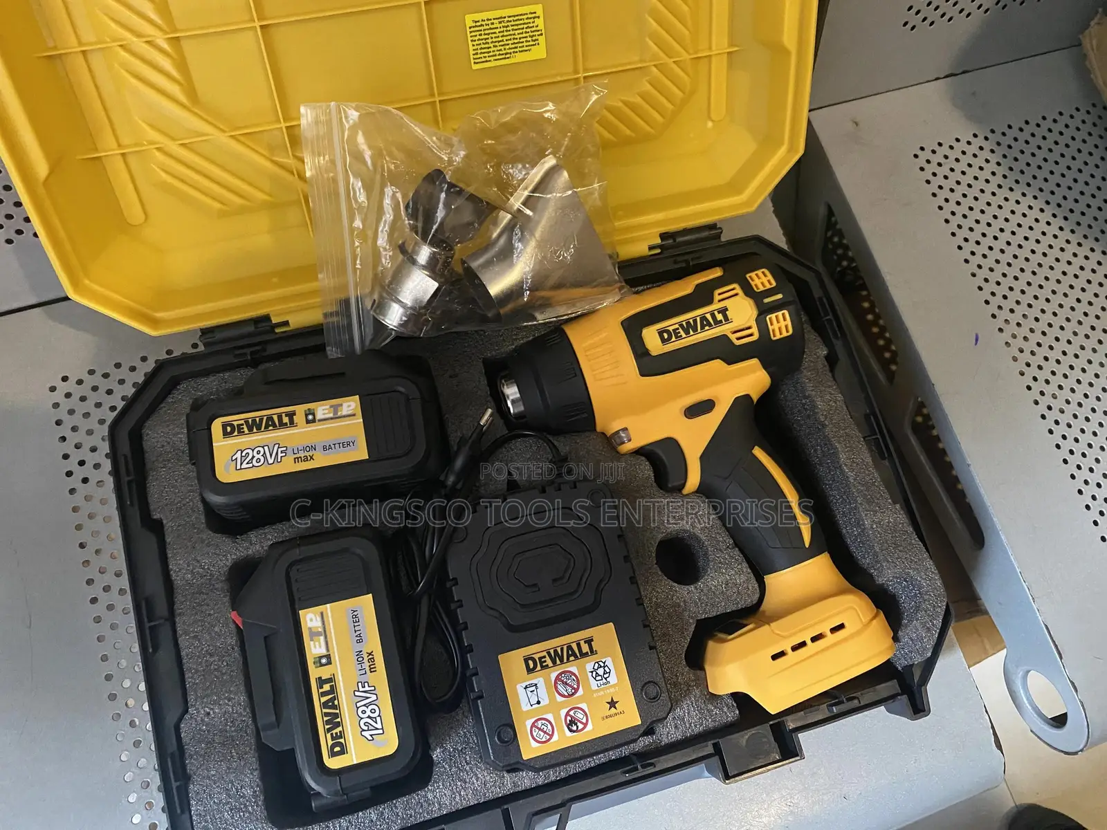 DeWalt-style Cordless Heat Gun Kit