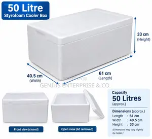50 Litres Styrofoam Cooler Box With Cover