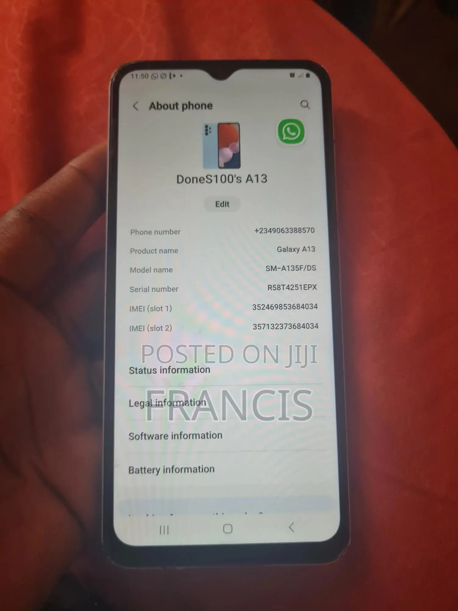Samsung Galaxy A13 128 GB Blue