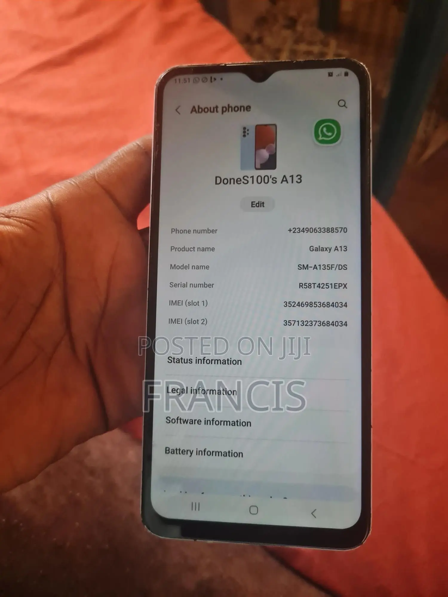 Samsung Galaxy A13 128 GB Blue