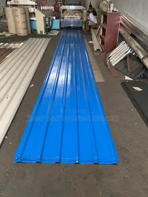 Blue Long Span Aluminium Roofing Sheet 0.55mm - Factory Direct