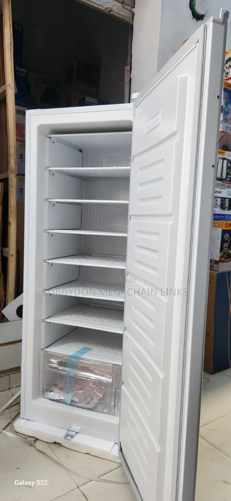 7 Steps Upright Freezer