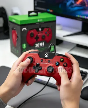 Hyperkin X91 RED 90's Styled Controller for Xbox One and Windows 10