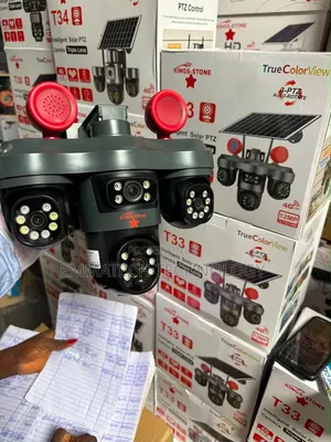 Solar PTZ Triple Lens Camera