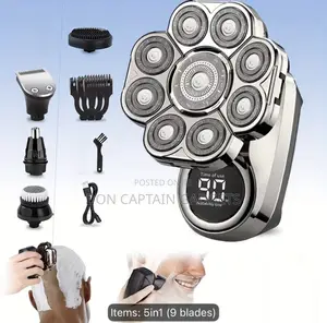 9D Multi-Function Ultimate Shaver Electric Shaver for Men Wit Wet/Dry