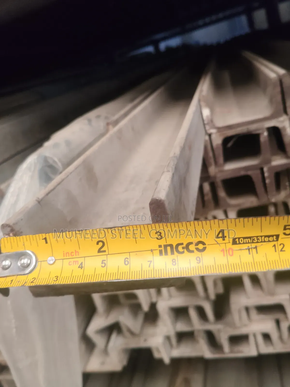 Stainless U Channel 80x40x8mm Thickness