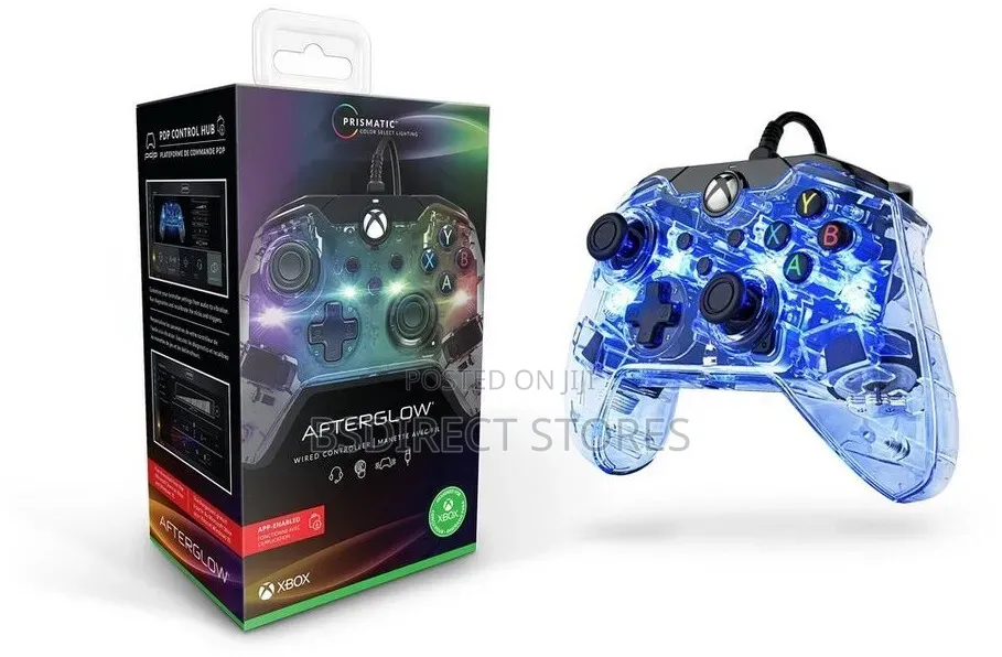 PDP Afterglow LED Wired Game Controller- Xbox Series XS, Xbox One, PC