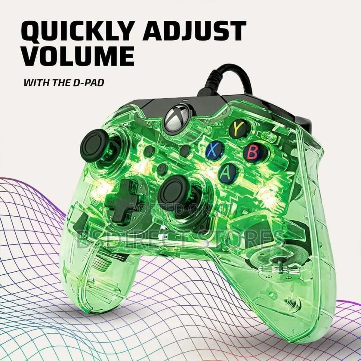 PDP Afterglow LED Wired Game Controller- Xbox Series XS, Xbox One, PC