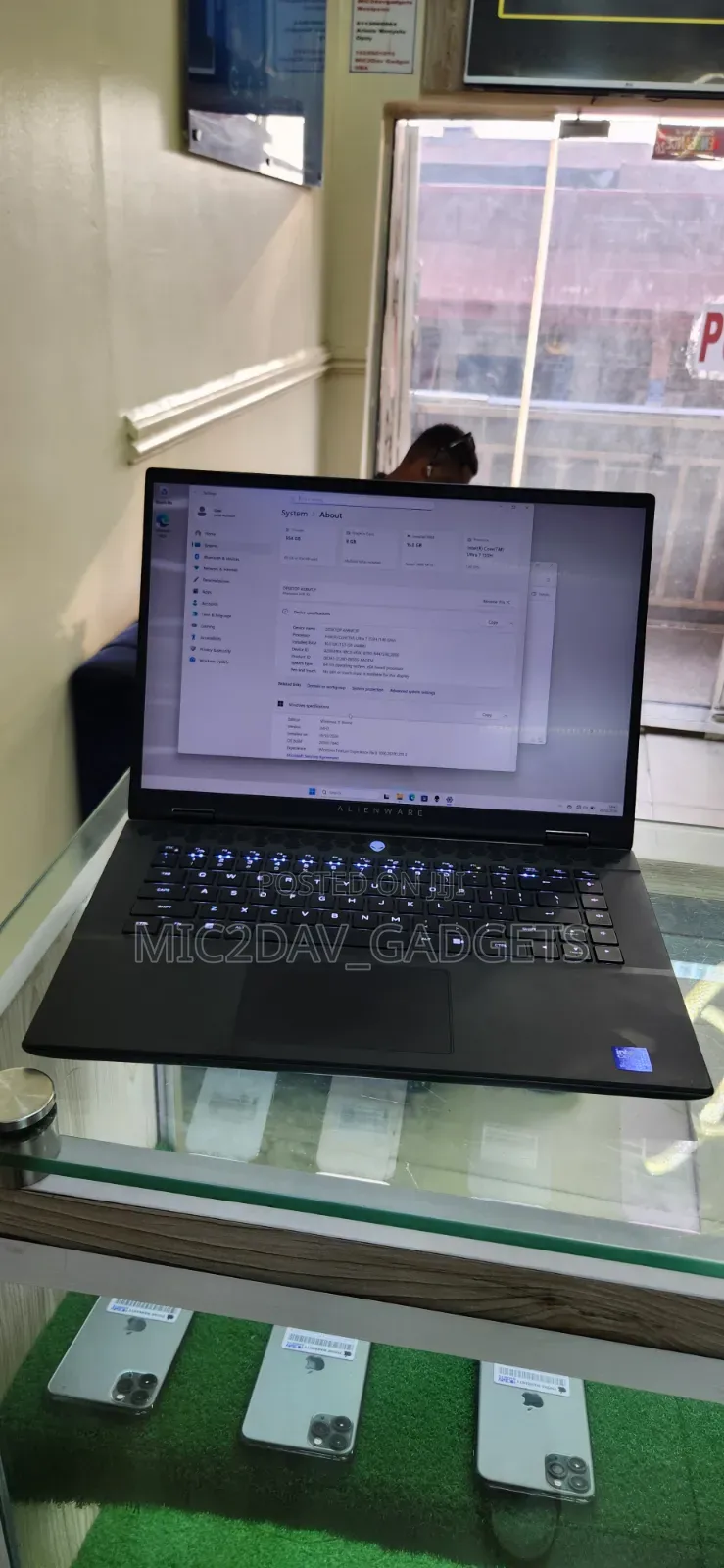 Laptop Dell Alienware Aurora 16 16GB Intel Core Ultra 7 SSD 1T