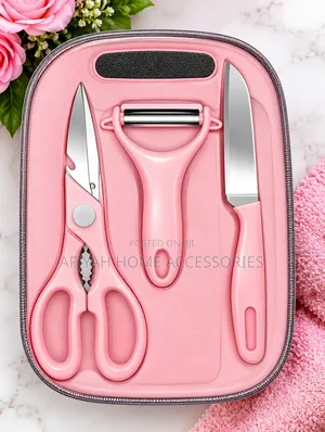 Potatoes Piller Knifes Scissors and Chopping Boards