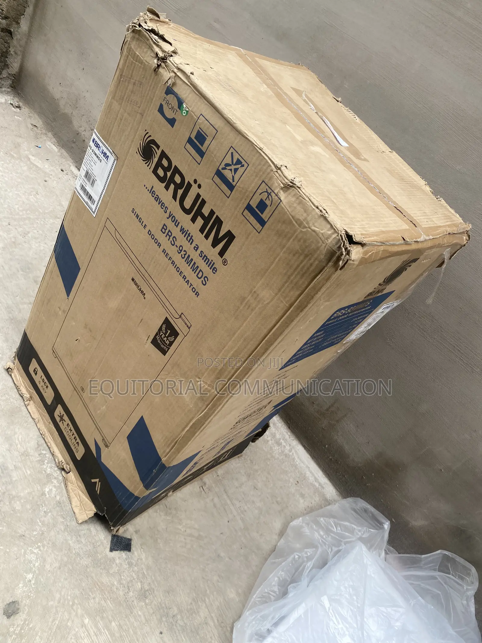 BRUHM BRS-93MMDS 93L Single Door Fridge for Everyday Convenience