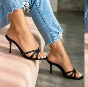 Black Pencil Heels