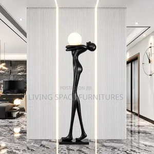 Humanoid Floor Lamp ( Woman Sculpture)