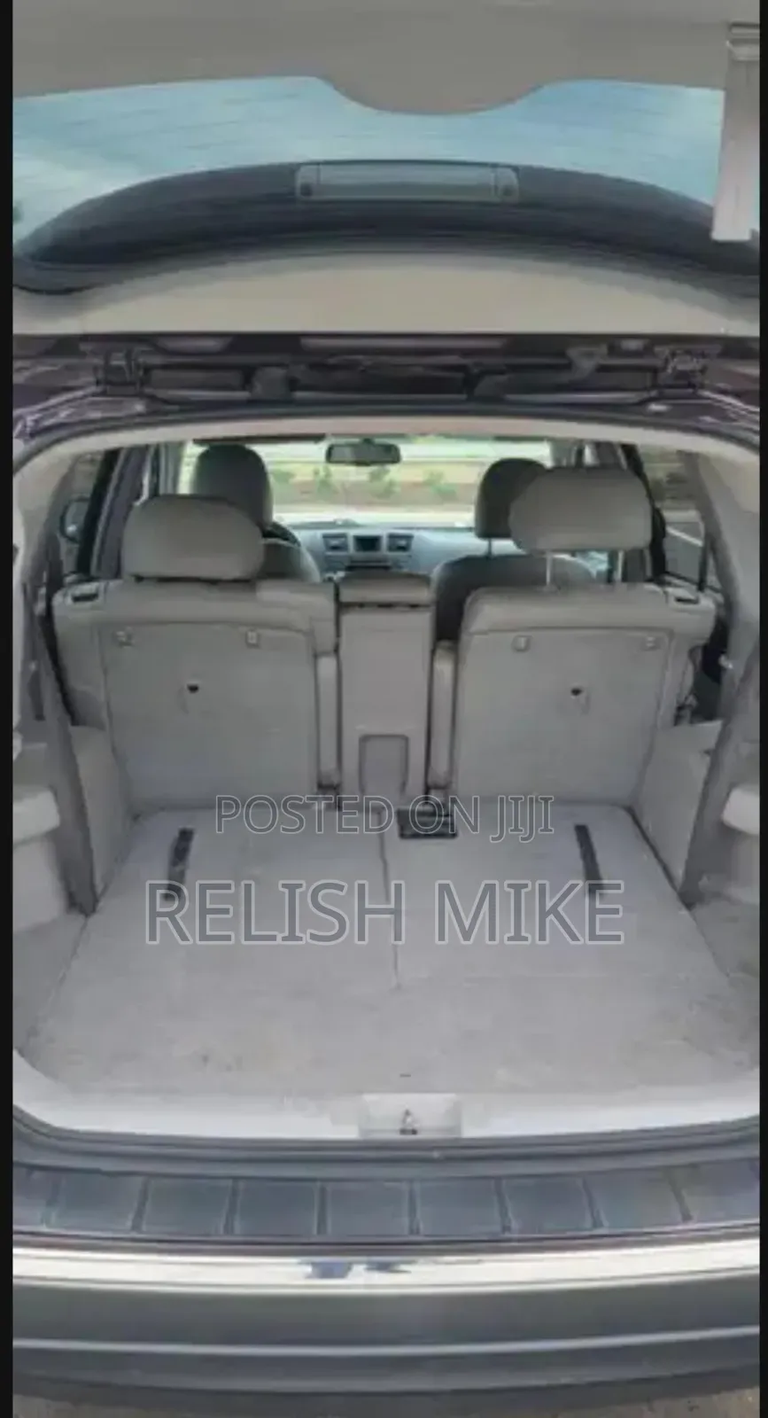 Toyota Highlander 2012 Burgundy