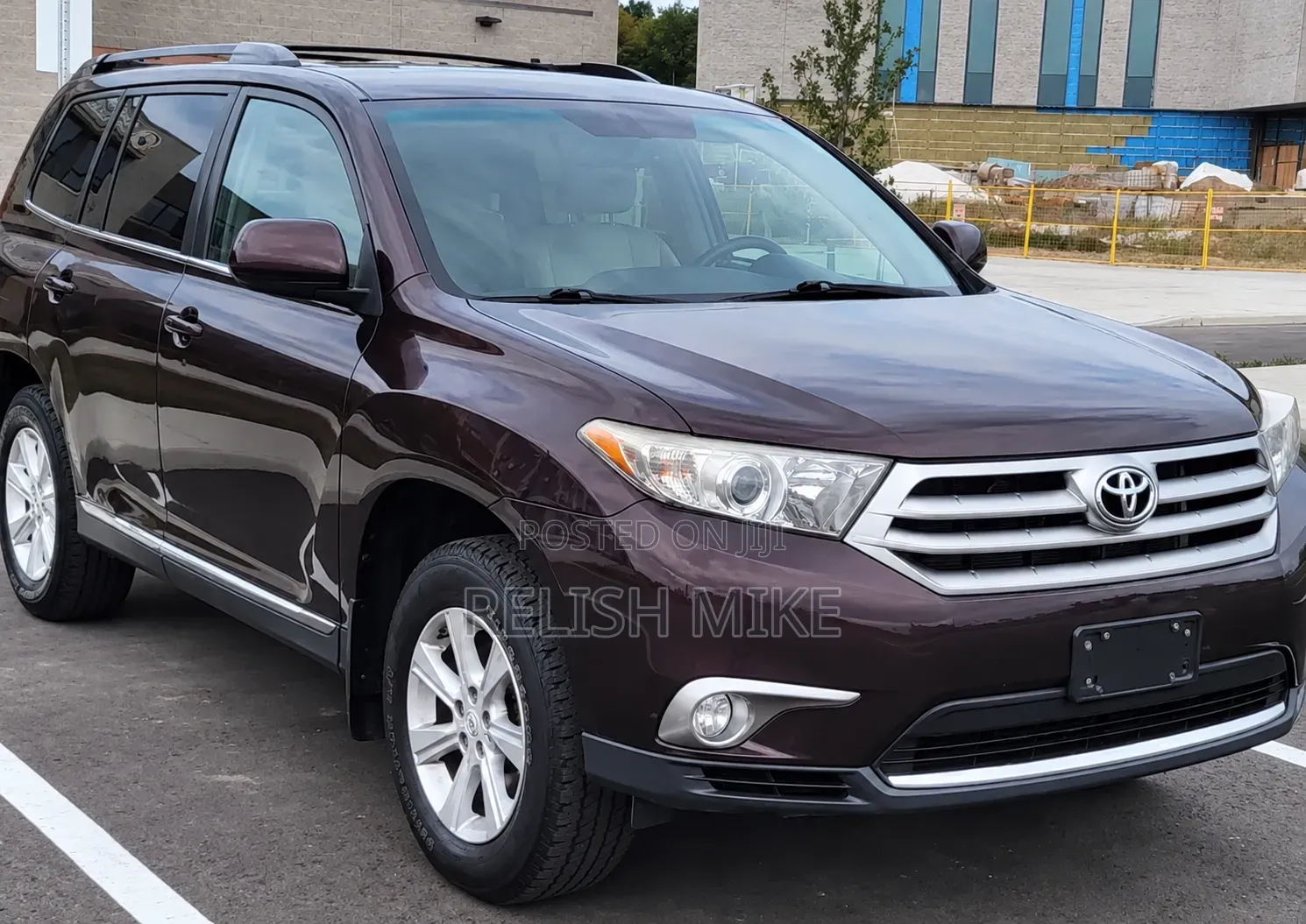Toyota Highlander 2012 Burgundy