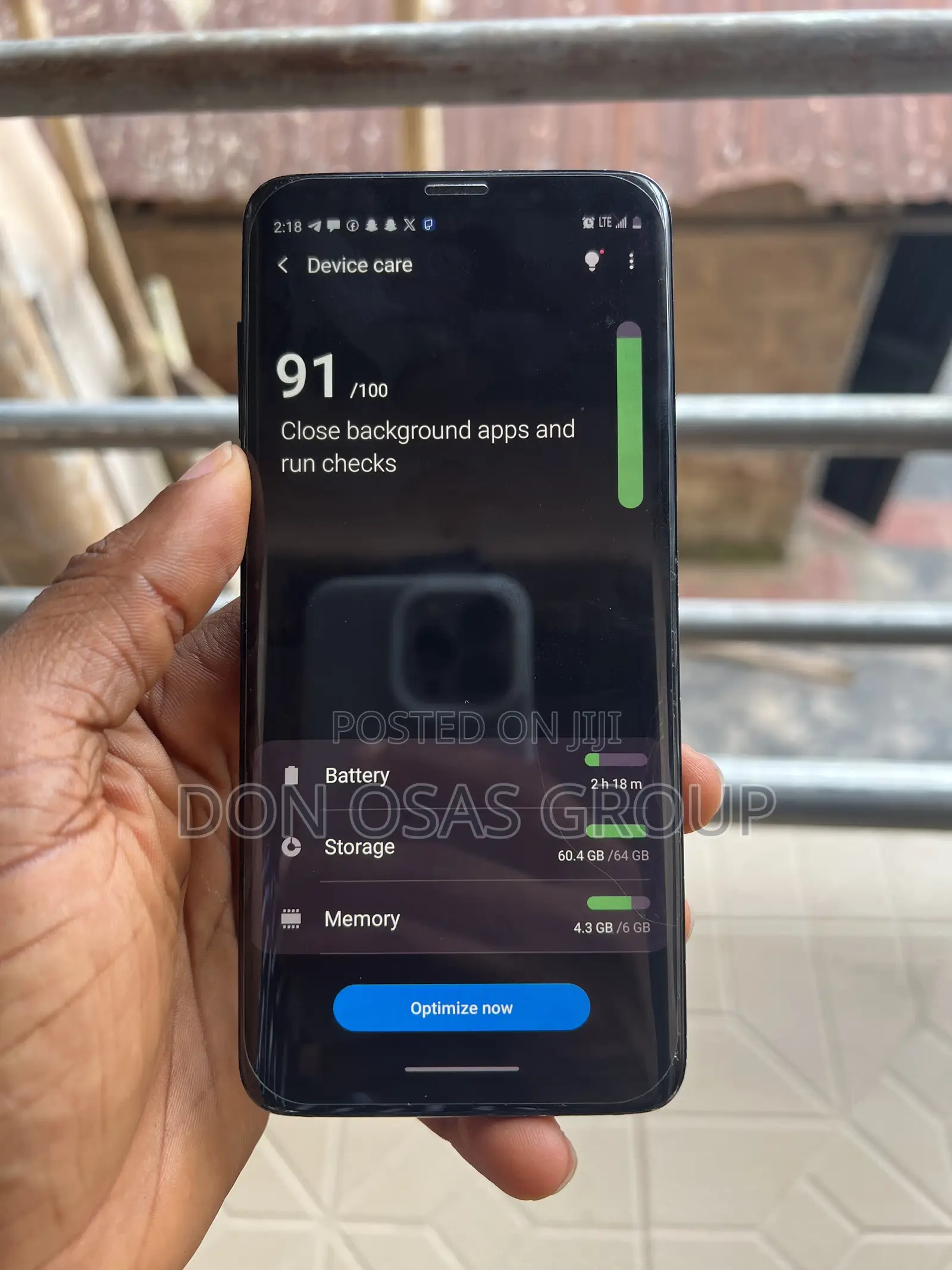 Samsung Galaxy S9 Plus 64 GB Black