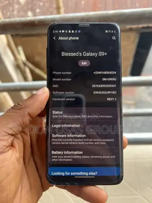 Samsung Galaxy S9 Plus 64 GB Black