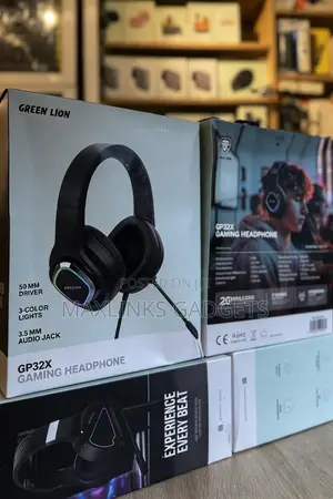 Green Lion Sleek Anc Gp32x Gaming Headphone/ Headset