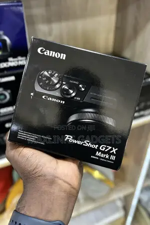 Canon Powershot Digital Camera G7 X Mark Lii With Wi-Fi
