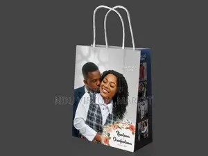 Custom Gift Bags for Weddings & Events – A4, 100 PCS – Nnewi