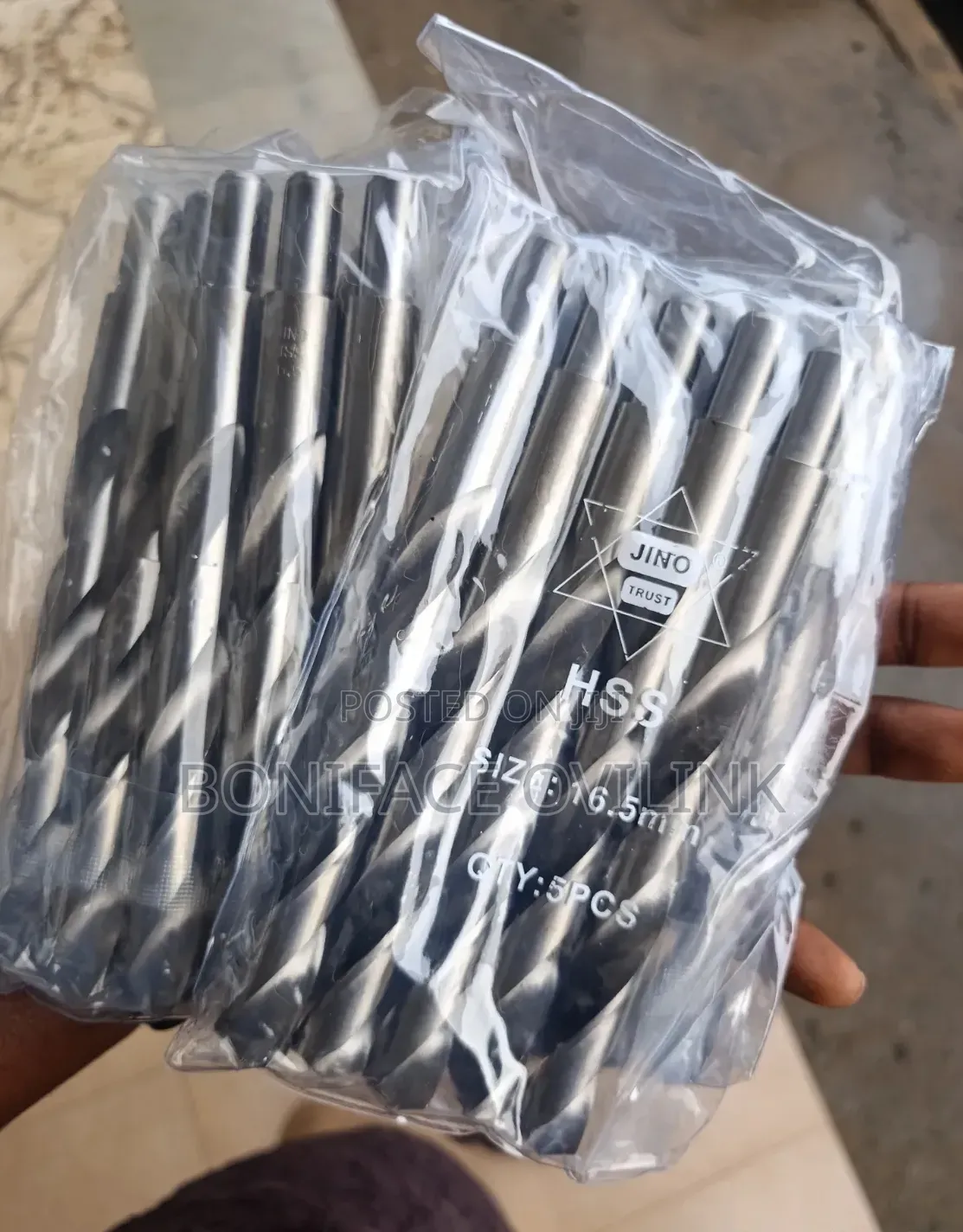 16.5mm HSS Drill Bit / Reduced Half-Inch Shank
