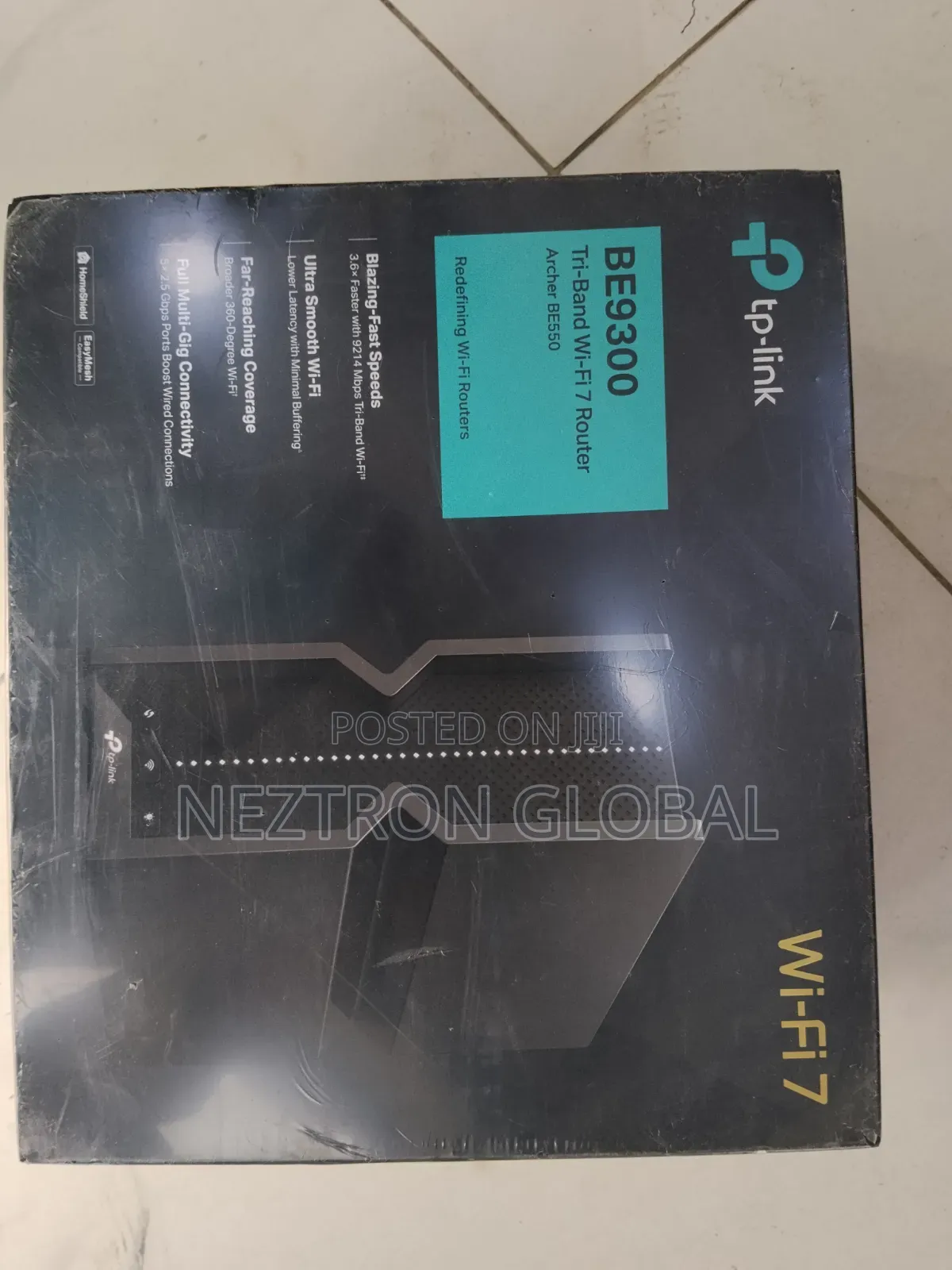 TP-Link Be9300.wifi 7 Router (Archer 550)