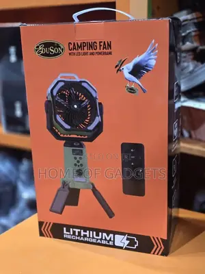 Eduson Reachargeable 20000mah Solar Mist Humidifier Camping Fan