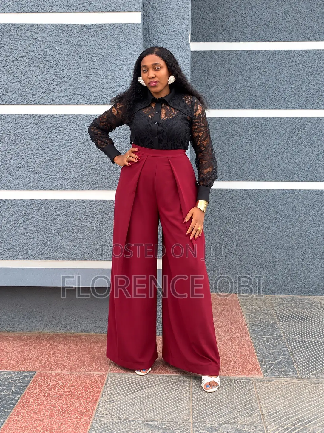 Pleated Pallazo Pant
