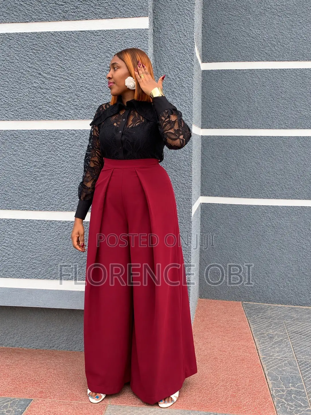 Pleated Pallazo Pant