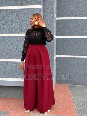 Pleated Pallazo Pant