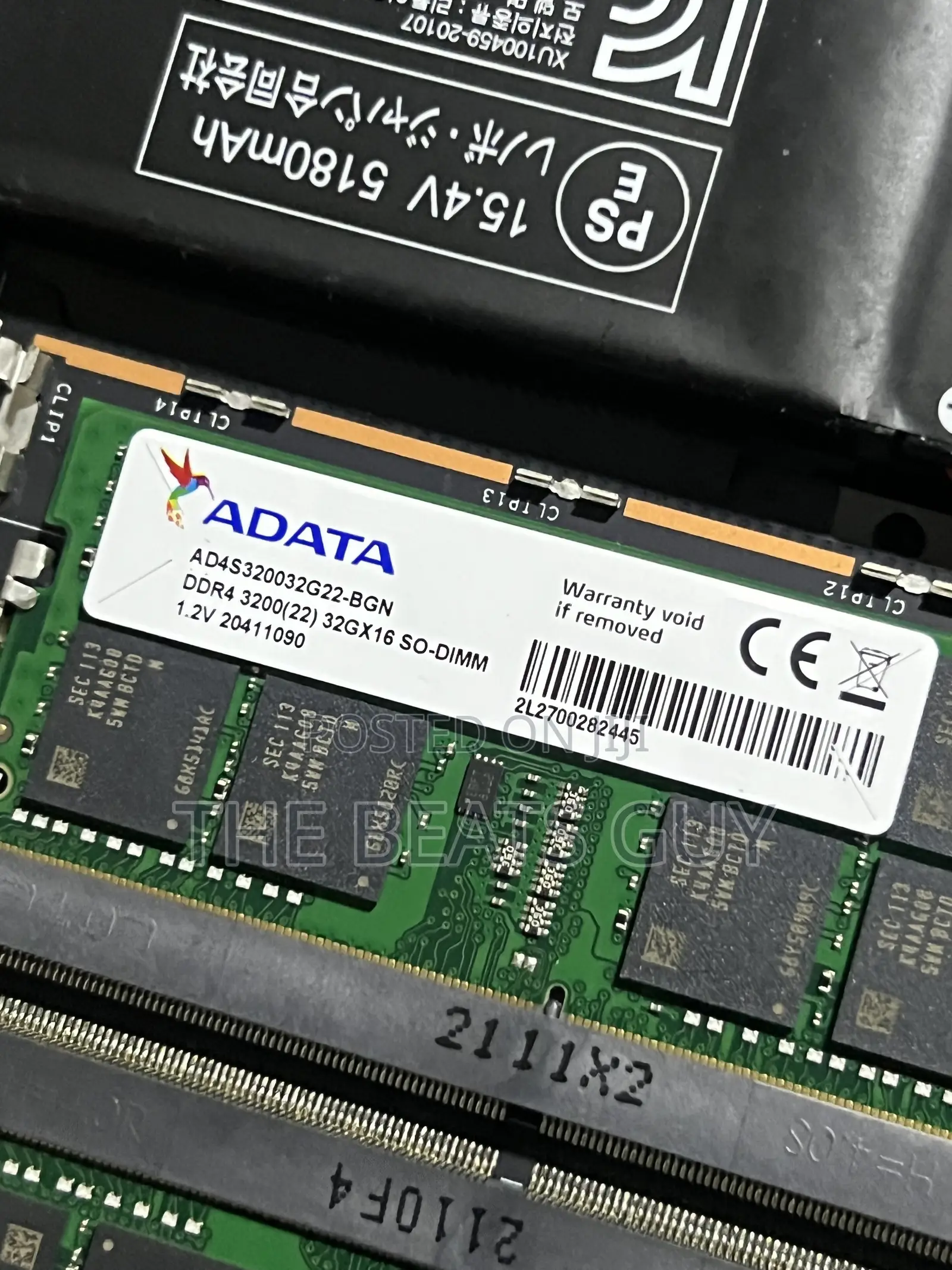 32GB DDR4 Laptop Ram