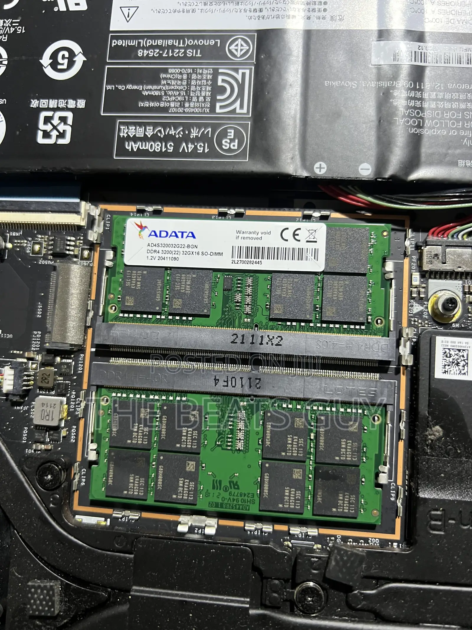 32GB DDR4 Laptop Ram