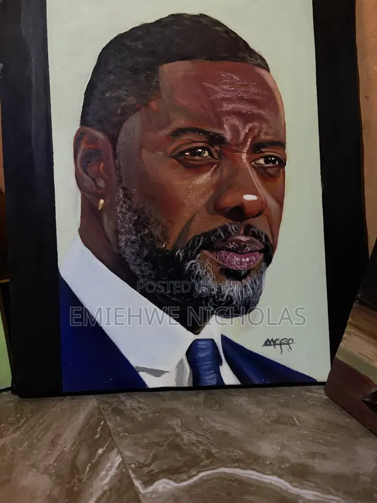 **Custom Hand-Painted Portraits in Lagos!**