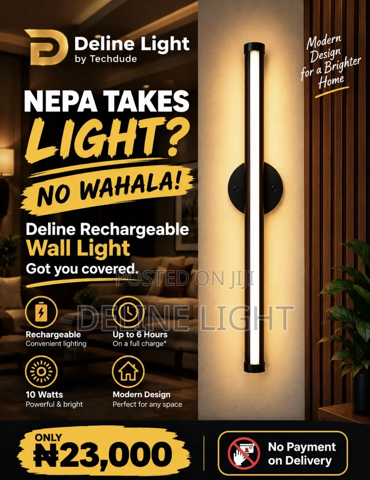 Deline Wall Light Adjustable