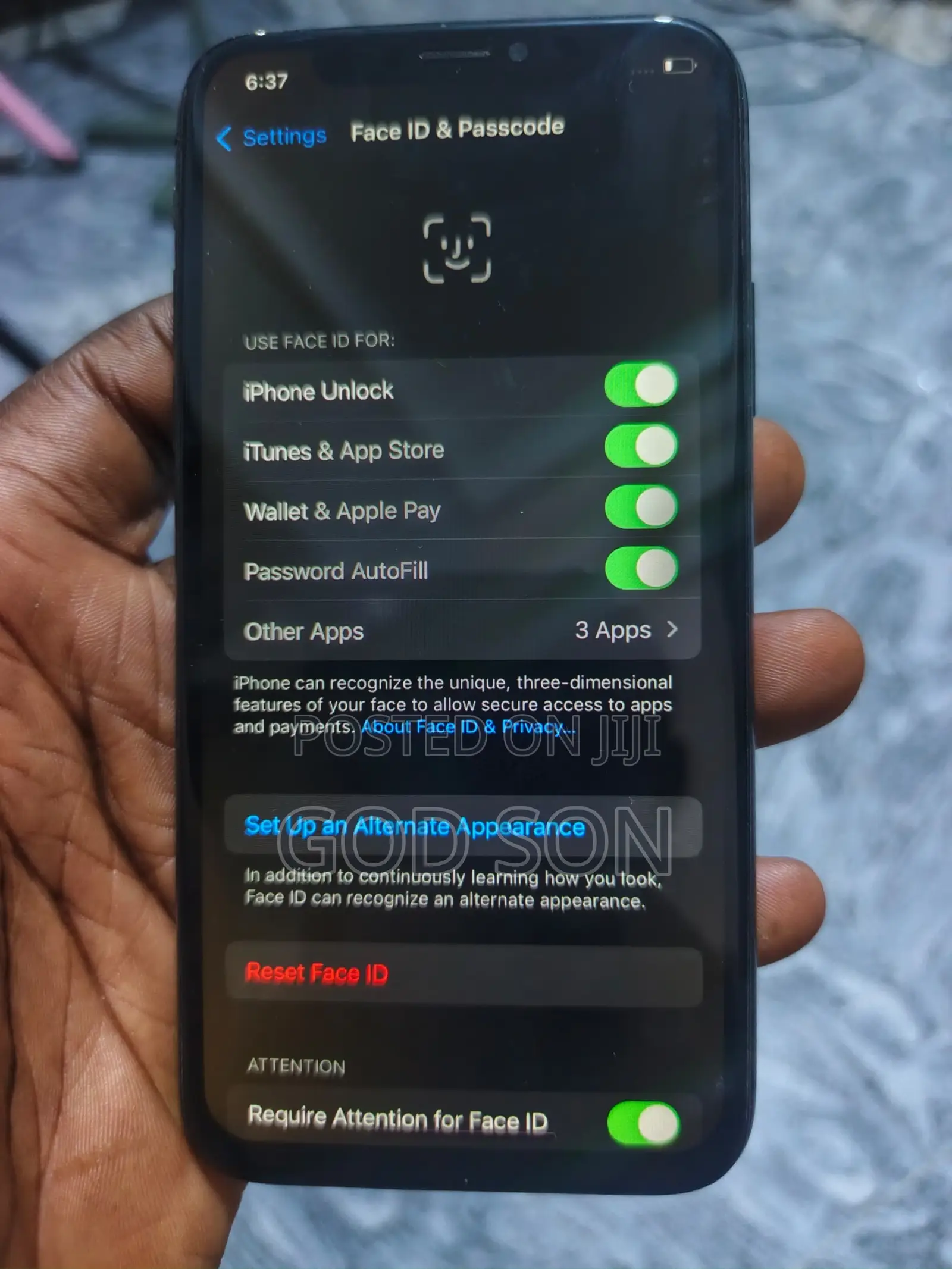 Apple iPhone X 64 GB Black