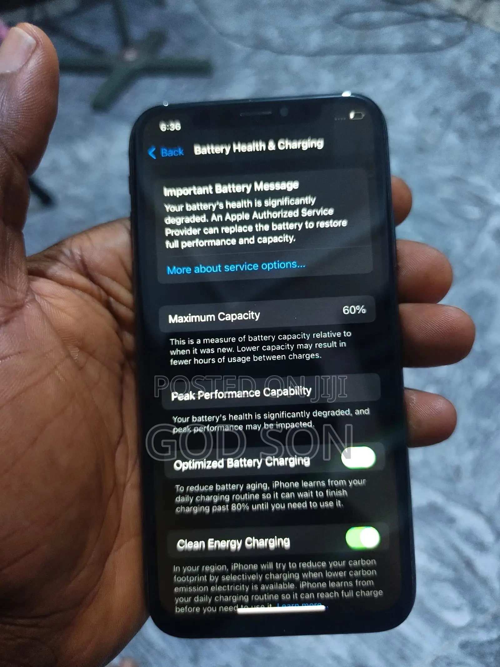 Apple iPhone X 64 GB Black