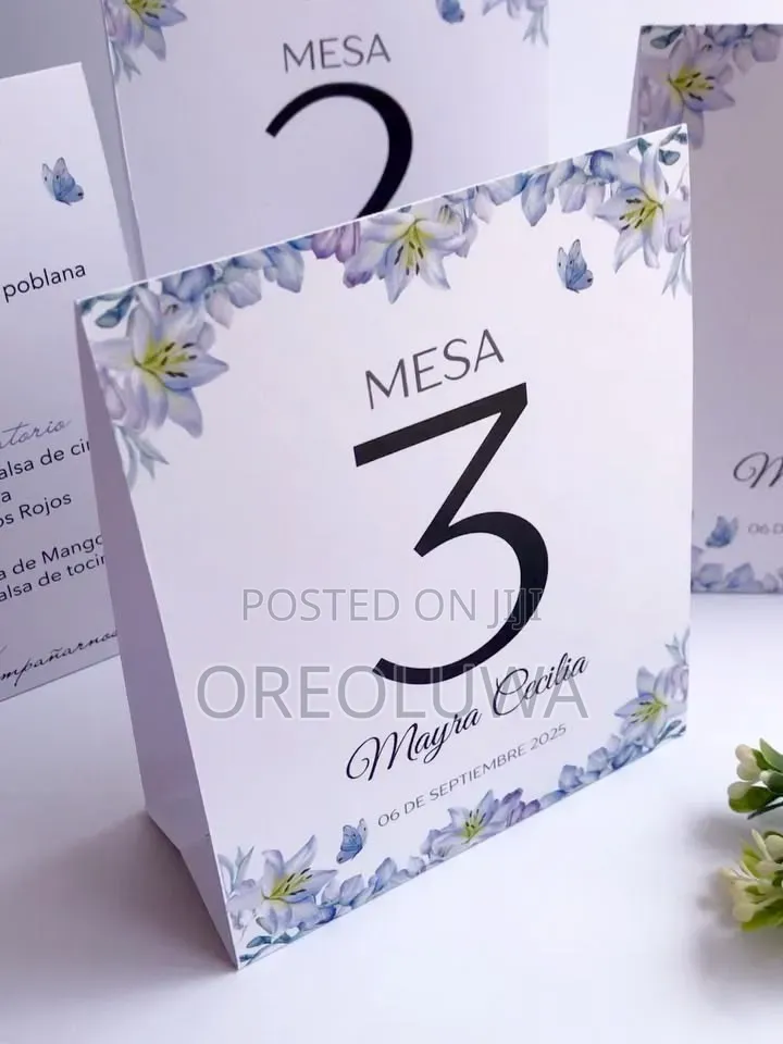 Table Ticket Card