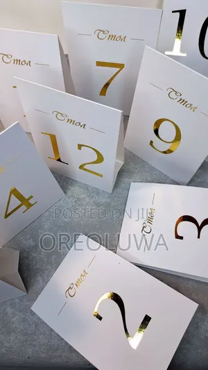 Table Ticket Card