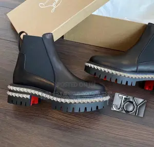 Christian Loubotin Leather Boot