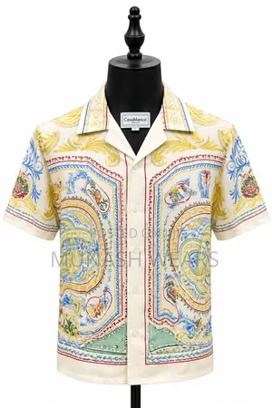 Luxury Casablanca Shortsleeve Shirt M-5xl Available