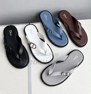Dior Leather Simple Slipers 40-46 Available in 3 Colors